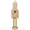 14.75" Unfinished Paintable Wooden Christmas Nutcracker with a Crown